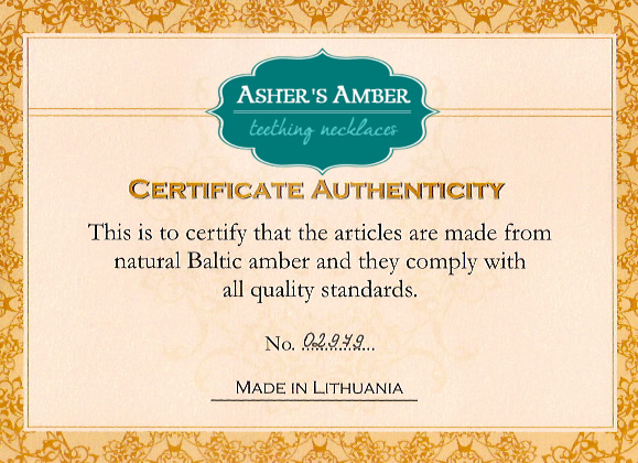 Certificate of Authenticity